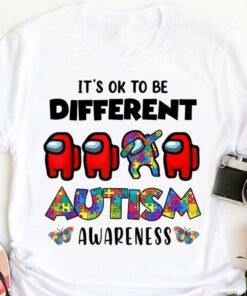 It’s OK To Be Different Autism Awareness Cute Game Characters Shirt
