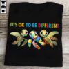 It’s Ok To Be Different Cute Baby Turtles T-Shirt