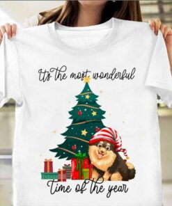 It’s The Most Wonderful Time Of The Year Christmas Tree Dog Shirt