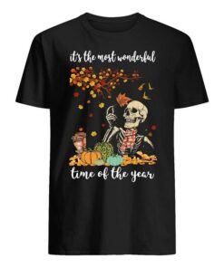 It’s The Most Wonderful Time Of The Year Halloween Skeleton Shirt