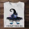I’ve Got Your Six Stunning Witch Blue Flowers Accessories Shirt