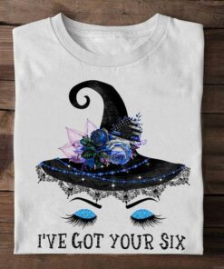 I’ve Got Your Six Stunning Witch Blue Flowers Accessories Shirt