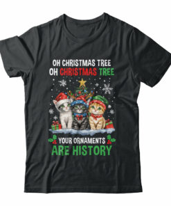 Oh Christmas Tree Your Ornaments Are History Cats Tree Snow