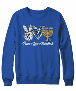 Peace Love Hanukkah Retro Chanukah Jewish Men Women