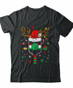 Pickleball Player Christmas Holiday Reindeer Xmas Women Men