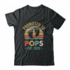 Promoted To Pops Est 2025 Fathers Day Vintage