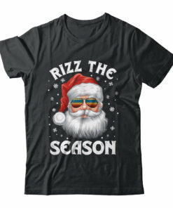 Rizz The Season Funny Christmas Santa Claus Rizzler Holiday