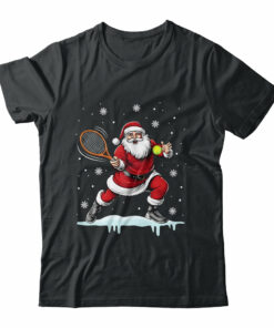Santa Claus Playing Tennis Christmas Xmas Tennis Player Men