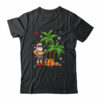 Santa Hawaiian Hawaii Christmas Palm Tree Lights Xmas Funny