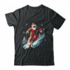 Santa Skiing Xmas Funny Christmas Skier Ski Racer Lover Men