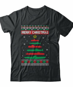 Submarine Military Tree Funny Christmas Ugly Xmas