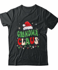 Team Santa Grandma Claus Groovy Matching Family Christmas