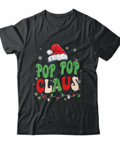 Team Santa Pop Pop Claus  Groovy Matching Family Christmas