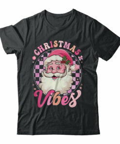 Vintage Pink Santa Claus Pink Christmas Vibes Xmas Women
