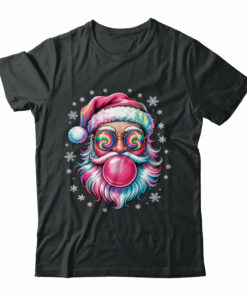 Vintage Retro Santa Christmas Bubble Gum Pink Sunglasses