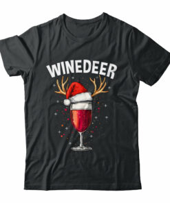 Winedeer Reinbeer Santa Hat Winedeer Couple Xmas Matching