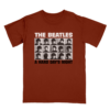 A Hard Day’s Night Maroon Album Cover T-Shirt