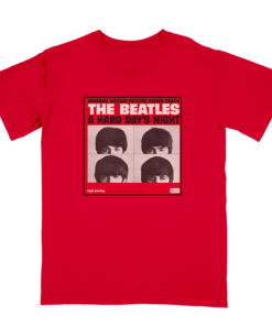 A Hard Day’s Night Red Album Cover T-Shirt