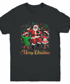 African American Christmas Family Santa Merry Christmas