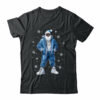 African American Santa Christmas Blue Cool Black X-Mas