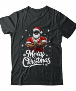 African American Santa Christmas Cool Afro Black Men