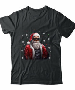 African American Santa Christmas For Men Cool Black