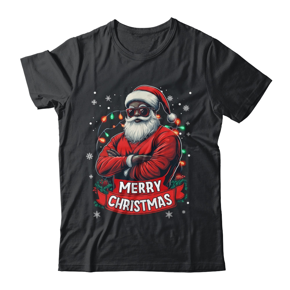 African American Santa Merry Christmas Retro Black X-mas African American Santa Merry Christmas Retro Black X-mas