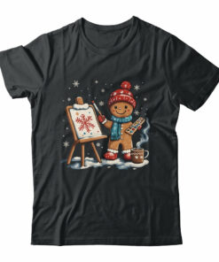 Artist Gingerbread Painter Art Teacher Student Christmas