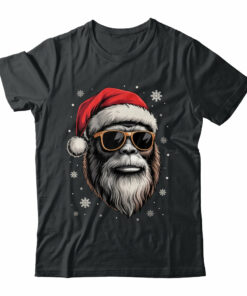 Bigfoot Face Sunglasses Santa Christmas Funny Xmas Sasquatch