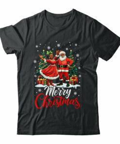 Black African Culture Merry Christmas Funny Santa Claus