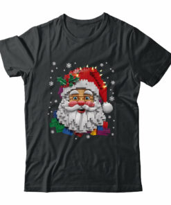 Christmas Builder Block Brick Building Santa Face Mens Boys