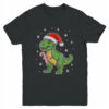 Dinosaur Santa Hat Funny Christmas Boys Dinosaur T-Rex Lover Youth