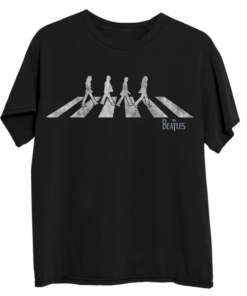 Distressed Abbey Road Silhouette T-Shirt