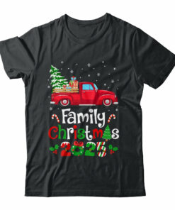Family Christmas 2025 Truck Tree Squad Matching Xmas Team