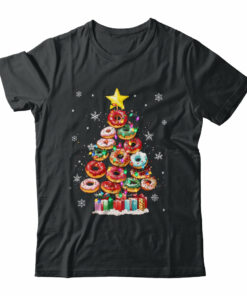 Funny Donuts Christmas Tree Lights Xmas Women Boys Girls