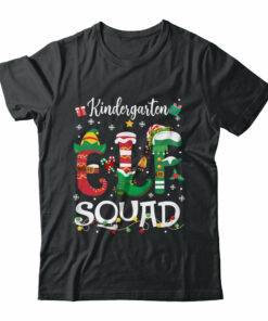 Funny Elf Squad Kindergarten Teacher Student Christmas Xmas