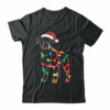 Funny Santa Boxer Retriever Christmas Lights Dog Lover