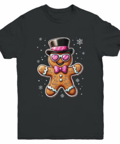 Gingerbread Cookie Christmas Pink Coquette Xmas Boy Girls Youth