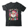 Groovy Cute Santa Claus Christmas Vibes Xmas Girls Womens
