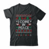 I Come In Peace I’m Peace Matching Couple Ugly Christmas