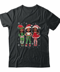 Merry Christmas Black Afro African Santa Hat ELF Melanin