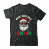 Merry Christmas Bruh Funny Santa Claus Groovy Retro