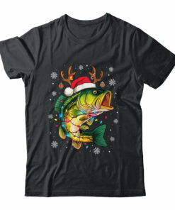 Merry Fishmas Santa Fishing Funny Fisherman Lovers Christmas