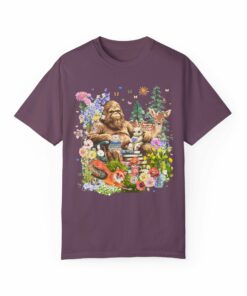 Bookish Forestcore Boho Sasquatch Tee