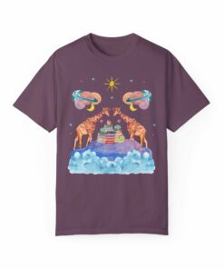 Bookish Giraffe Tee Shirt
