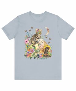 Cat T-Shirt for Fall Cute Cottagecore Tee