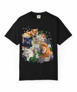 Colorful Big Cat Tee
