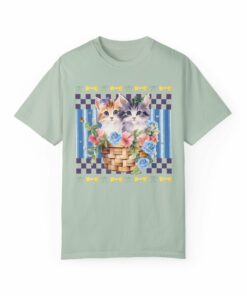 Colorful Cat Mom Tee Shirt