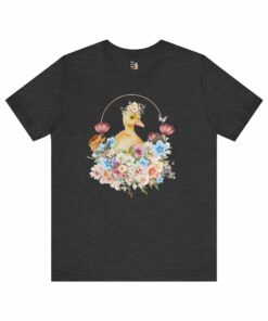 Cute Floral Duck T-Shirt