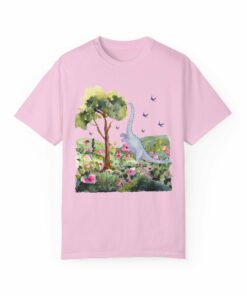 Dinosaur Tee Shirt with Birds